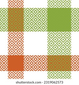 Plaid Pattern Seamless. Classic Plaid Tartan Seamless Tartan Illustration Vector Set for Scarf, Blanket, Other Modern Spring Summer Autumn Winter Holiday Fabric Print.