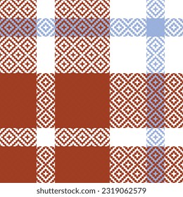 Plaid Pattern Seamless. Classic Plaid Tartan Template for Design Ornament. Seamless Fabric Texture.