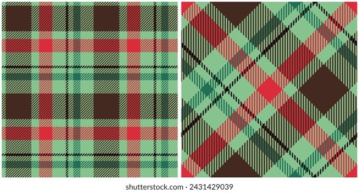 Plaid-Muster nahtlos. Klassische Plaid Tartan Nahtlose Tartan Illustration Vektor-Set für Schal, Decke, andere moderne Frühling Sommer Herbst Winter Urlaub Stoff Print.