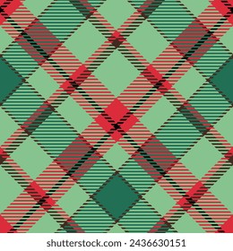Plaid Pattern Seamless. Classic Plaid Tartan Traditional Scottish Woven Fabric. Lumberjack Shirt Flannel Textile. Pattern Tile Swatch Included.