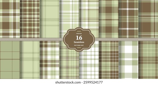 Plaid pattern seamless. Classic Tartan Red and Midnight Charcoal Tartan Textile Design. Set of 16
