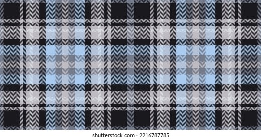 Plaid pattern seamless fabric texture in vector