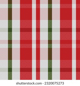 Plaid Pattern Seamless. Gingham Patterns Template for Design Ornament. Seamless Fabric Texture.