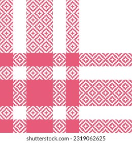 Plaid Pattern Seamless. Scottish Tartan Pattern Seamless Tartan Illustration Vector Set for Scarf, Blanket, Other Modern Spring Summer Autumn Winter Holiday Fabric Print.