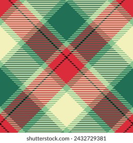 Plaid Pattern Seamless. Scottish Plaid, Seamless Tartan Illustration Vector Set for Scarf, Blanket, Other Modern Spring Summer Autumn Winter Holiday Fabric Print.