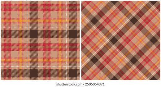 Plaid Pattern Seamless. Scottish Plaid, Template for Design Ornament. Seamless Fabric Texture.