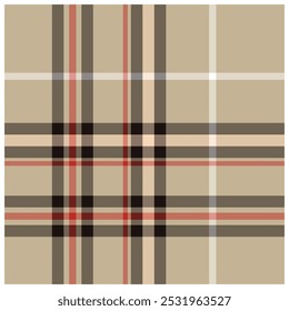 Plaid pattern seamless tartan check plaid for skirt, tablecloth, blanket, duvet cover, or other modern textile print. 