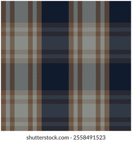 Plaid pattern seamless tartan check plaid for skirt, tablecloth, blanket, duvet cover, or other modern textile print.
