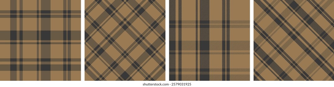 Plaid pattern seamless tartan check plaid for skirt, tablecloth, blanket, duvet cover, or other modern fashion print.