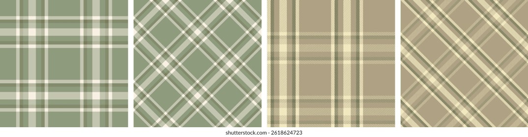 Plaid pattern seamless tartan check plaid for skirt, tablecloth, blanket, duvet cover, or other modern fashion print.