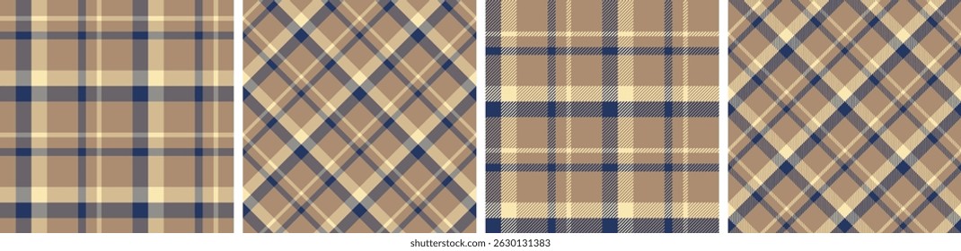 Plaid pattern seamless tartan check plaid for skirt, tablecloth, blanket, duvet cover, or other modern fashion print.