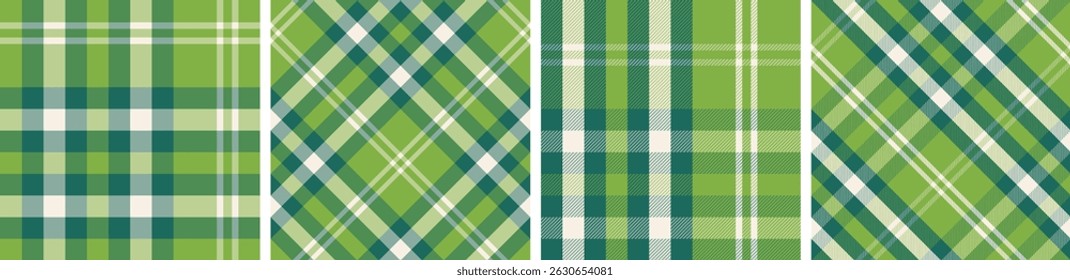 Patrón de cuadros cuadros de tartán sin costuras a cuadros para falda, mantel, manta, funda nórdica u otro estampado de moda moderna.