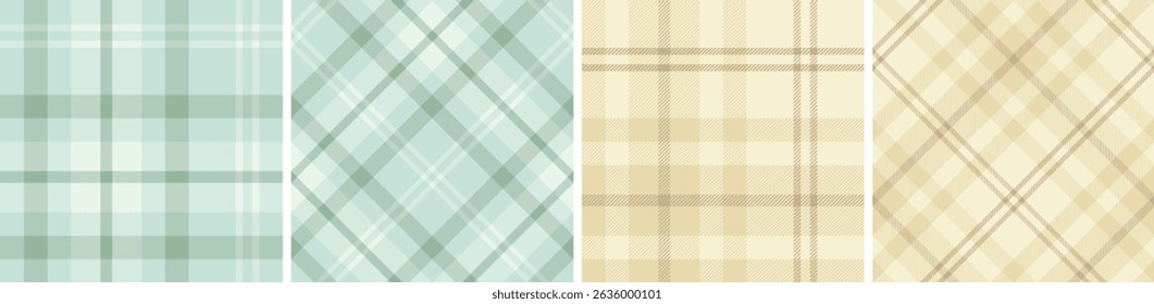 Plaid pattern seamless tartan check plaid for skirt, tablecloth, blanket, duvet cover, or other modern fashion print.