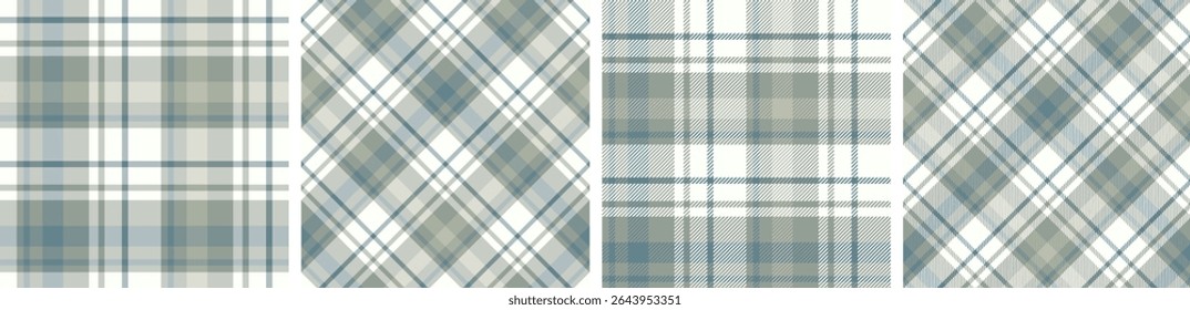 Plaid pattern seamless tartan check plaid for skirt, tablecloth, blanket, duvet cover, or other modern fashion print.