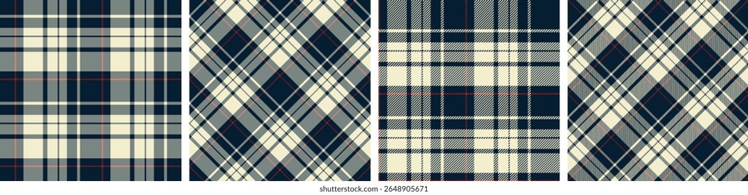 Xadrez padrão de tartan sem costura xadrez xadrez para saia, toalha de mesa, cobertor, capa de edredão ou outra impressão de moda moderna.