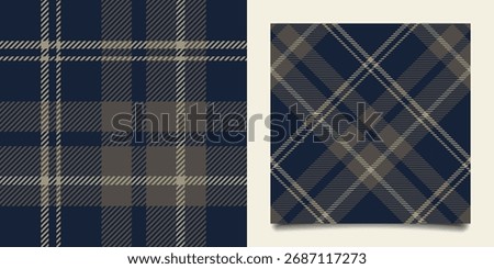 Plaid pattern seamless tartan check plaid for skirt, tablecloth, blanket, duvet cover, or other modern textile print