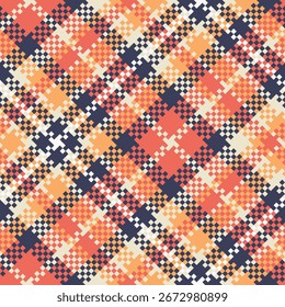Plaid Pattern Seamless. Tartan Seamless Pattern Seamless Tartan Illustration Vector Set for Scarf, Blanket, Other Modern Spring Summer Autumn Winter Holiday Fabric Print.
