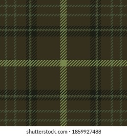 Plaid pattern. Seamless tartan scotland with brown and green vintage colors.Texture for tablecloths, wrapping, clothes, shirts, paper, blankets, textile print