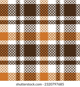 Plaid Pattern Seamless. Tartan Seamless Pattern Template for Design Ornament. Seamless Fabric Texture.