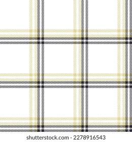plaid pattern seamless textile is woven in a simple twill, two over two under the warp, advancing one thread at each pass.