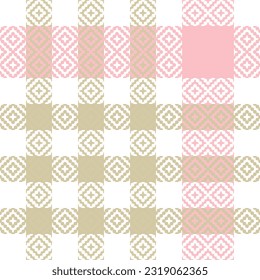 Plaid Pattern Seamless. Traditional Scottish Checkered Background. Seamless Tartan Illustration Vector Set for Scarf, Blanket, Other Modern Spring Summer Autumn Winter Holiday Fabric Print.