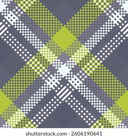 Plaid Pattern Seamless. Traditional Scottish Checkered Background. Template for Design Ornament. Seamless Fabric Texture.