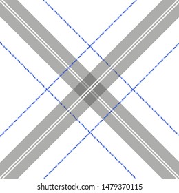 Plaid pattern seamless vector background in grey. Tartan check plaid for modern everyday fabric design.Vector illustration EPS 10
