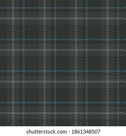 plaid pattern seamless vector illustration. Checkered texture for clothing fabric prints, web design, home textile