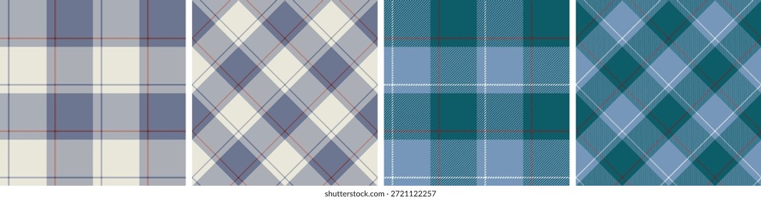 Fondo de textura de tela a cuadros sin costuras de valla repetible o valla para falda, mantel, manta, funda nórdica u otra impresión de moda moderna.