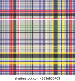 plaid pattern suitable for textiles consisting of line objects