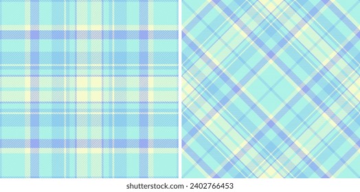 Plaid pattern texture of fabric seamless check with a textile vector background tartan. Set in light colors. Minimalist fashion ideas for a sleek look.
