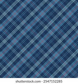 Plaid pattern with twill weave.Brown and red tartan check seamless pattern.Vector illustration geometric background for fabric and prints.