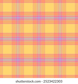 Plaid pattern with twill weave.Colorful tartan check seamless pattern.Vector illustration geometric background for fabric and paper.