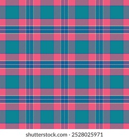 Plaid pattern with twill weave.Colorful tartan check seamless pattern.Vector illustration geometric background for fabric and paper.