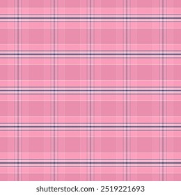 Plaid-Muster mit Twill-Webung.Rosa und blau Tartan prüfen nahtlose Muster.Vektorgrafik geometrischen Hintergrund für Stoff und Papier.