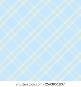 Plaid pattern with twill weave.Tartan check seamless pattern in pastel colors.Vector illustration geometric background for fabric and prints.