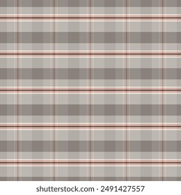 Patrón a cuadros con tejido de sarga.Tartán a cuadros patrón sin costuras en marrón y melocotón.Fondo geométrico de Ilustración vectorial para tela y papel.