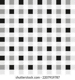 Plaid pattern is used to make fabric patterns or backgrounds.