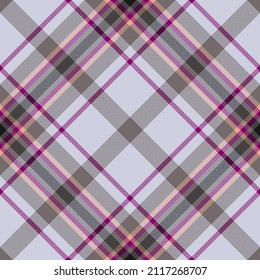 Plaid pattern vector. Check fabric texture. Seamless textile design for clothes, paper print or web background.