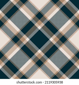 Plaid pattern vector. Check fabric texture. Seamless textile design for clothes, paper print or web background.