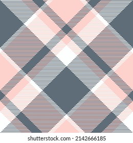 Plaid pattern vector. Check fabric texture. Seamless textile design for clothes, paper print or web background.