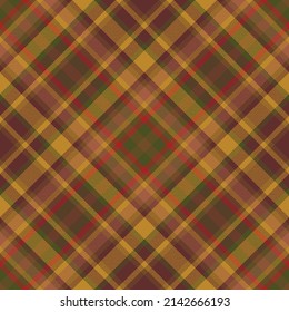 Plaid pattern vector. Check fabric texture. Seamless textile design for clothes, paper print or web background.