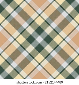 Plaid-Muster-Vektorgrafik. Überprüfen Sie die Textur des Stoffes. Nahtlose Textilgestaltung für Kleidung, Papierdruck oder Web-Hintergrund.