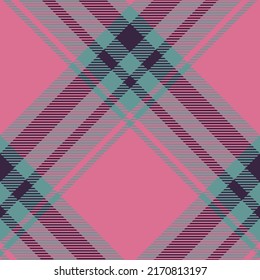 Plaid pattern vector. Check fabric texture. Seamless textile design for clothes, paper print or web background.