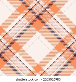 Plaid pattern vector. Check fabric texture. Seamless textile design for clothes, paper print or web background.