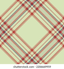 Plaid pattern vector. Check fabric texture. Seamless textile design for clothes, paper print or web background.