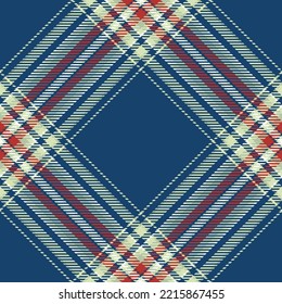 Plaid pattern vector. Check fabric texture. Seamless textile design for clothes, paper print or web background.