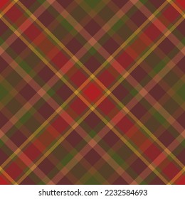 Plaid pattern vector. Check fabric texture. Seamless textile design for clothes, paper print or web background.