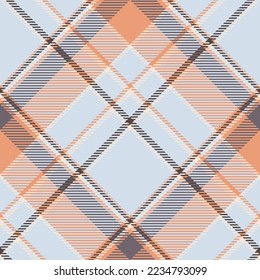 Plaid pattern vector. Check fabric texture. Seamless textile design for clothes, paper print or web background.