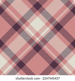 Plaid pattern vector. Check fabric texture. Seamless textile design for clothes, paper print or web background.